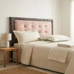 HARMONY HOME - Colcha Española Doble Faz (Verde/ Márfil) + 2 Fundas