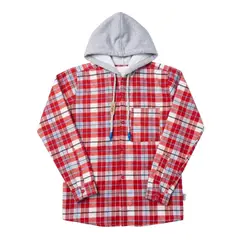 BIGBOYS - Camisa Leñador Capota Roja Niño