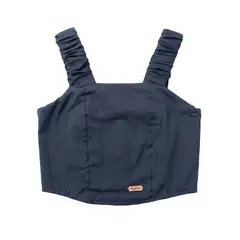 BIGBOYS - Blusa Tiras Luna Azul Oscuro Niña