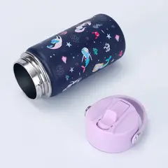 ENFANTASY - Termo Botilito Botella Acero Inoxidable Niños Vaso Pitillo