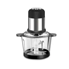 SOKANY - Procesador De Alimentos Picadora Eléctrica 2L 800W Carne Y Verduras