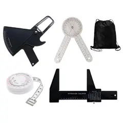 SLIM GUIDE - Adipometro + Vitruvian + Cinta + Goniometro + Bolsa de Transporte
