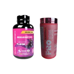 NUTRISANT - Probioticos Y Prebioticos Vaginal Uro En Capsulas + Resveratrol Grape Flavor Capsulas Ultra Strength