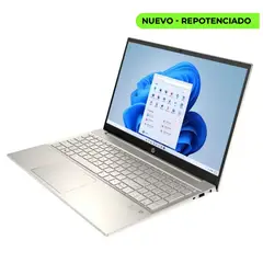 HP - PORTATIL 15-FC0275LA- RYZEN 7 7730U- 15.6" FULL HD- RAM 40GB DDR4 SSD 1TB M.2- CHAMPAGNE SILVER
