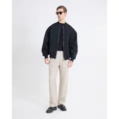 SEVEN SEVEN - Pantalón Sastre De Doble Pinza Para Hombre Arena