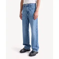 SEVEN SEVEN - Jean Loose Azul Claro Para Hombre Azul