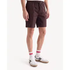 SEVEN SEVEN - Bermuda Jogger Ligera Para Hombre Café