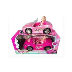 GENERICO - CARRO BARBIE A CONTROL REMOTO CON LANZA HUMO – REF. 9283