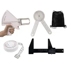 SLIM GUIDE - Adipometro + Vitruvian + Cinta + Goniometro + Bolsa de Transporte