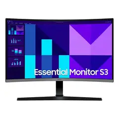 SAMSUNG - MONITOR ESSENTIALl S3 S39GD 27" CURVO - 100HZ FHD - PANEL VA - 4MS - HDMI VGA