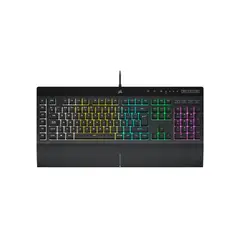 CORSAIR - TECLADO GAMER K55 RGB PRO Retroiluminado con Teclas de Macro Dedicadas
