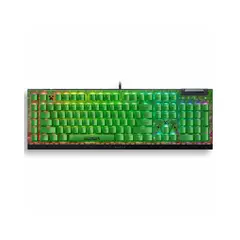 RAZER - TECLADO MECÁNICO BLACKWIDOW V4 X MINECRAFT con Switches Verdes Táctiles