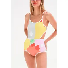 SWIM FAVOURS - Enterizo Halo Red Graden · Silueta que abraza el cuerpo
