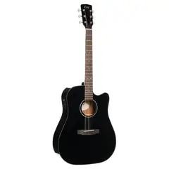 CORT - Guitarra Electroacústica Earth60ce Negra