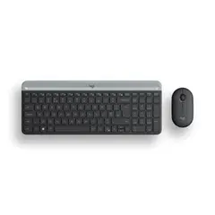 LOGITECH - Combo de Teclado y Mouse Inalámbrico MK470 USB con Diseño Minimalista