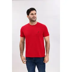 NAUTICA - Camiseta Hombre Pique Rojo