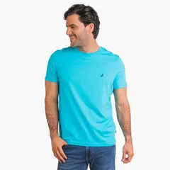 NAUTICA - Camiseta Básica Hombre Azul