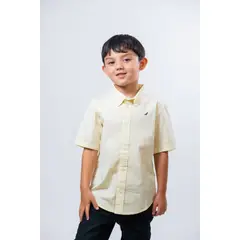 NAUTICA - Camisa Manga Corta Kids Amarillo