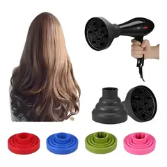 GENERICO - Difusor Articulado Para Secador De Cabello En Silicona Para Hogar Y Viaje Colores