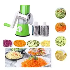 GENERICO - Rallador Verduras 3 Tipos Compra y Más Molino Manual Plástico Acero
