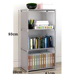 UNIVERSAL - Estante Organizador De Tres Niveles Rectangular Estilo Clásico Color Gris