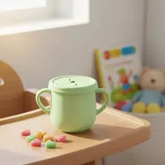 GENERAL - Vasito 2 en 1 con Asas ( Vaso Snack / Vaso de Boca Ancha)