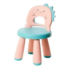 GENERICO - Silla Baby Infantil Dino De Plástico Antideslizante Para Niños Rosado Verde