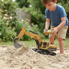 GENERICO - Excavadora Juguete Con Control Remoto Vehiculo Infantil