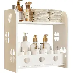 GENERICO - Armario Organizador de Pared 2 Niveles Multifuncional para Baño Cocina y Hogar