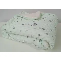 SIRENITAS - Cobija ovejera térmica cobertor Manta Bebe Mascotas Verde menta