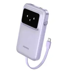 UGREEN - Bateria, Power Bank de 10.000Mah con Cable USB-C 30W Carga Rápida
