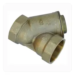 PAMO - Filtro Tipo Y 2 1/2 Pulgadas en Latón con Malla de Acero Inoxidable