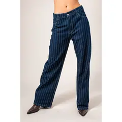 FREE COLLECTION - JEANS STRAIGHT RAYAS B-M 8579 FREE SPIRIT