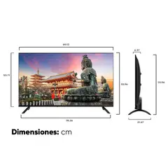 SHIMASU - Televisor 40 Pulgadas SH-TV40FAL1F5CO FHD LED Smart TV Google