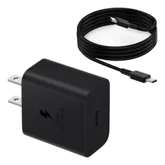 GENERICO - Cargador 45w Super Fast Charger Compatible para Samsung Galaxy