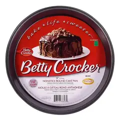 BETTY CROCKER - Molde Redondo Para Hornear 20.8cm para Bizcochos ,Postres,Tortas,pan, molde repostería