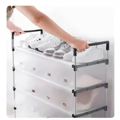 CHINA GLAZE - Zapatero Organizador de 6 Niveles con Tapa