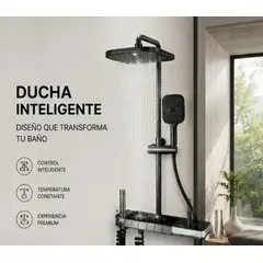 HOGARIST - Ducha De Lujo Teclas De Piano Y Control Termostático
