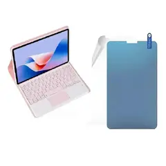 GENERICO - Estuche Teclado Trackpad + Paper Like Para Tablet Samsung A8 10.5 X200 - X205