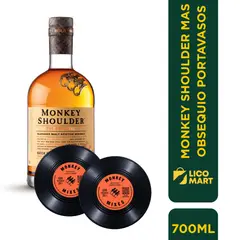 GENERICO - WHISKY MONKEY SHOULDER MAS OBSEQUIO PORTAVASOS 700 ML
