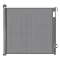 FRAGOLA KIDS - Puerta Retráctil Seguridad Bebe Mascota Extensible 3 Mts Gris