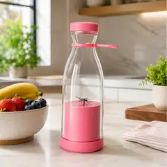 GENERICO - Licuadora Portátil Recargable USB 350 ml, Mini Batidora Para Batidos y Jugos En Cualquier Lugar