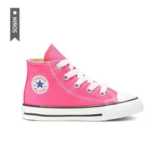CONVERSE - Tenis Botas Chuck Taylor All Star Infantes-Rosa