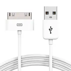 GENERICO - Cable Cargador usb-30 Pin 1m compatible Para tablet 1 2 3 Phone 4s clasico