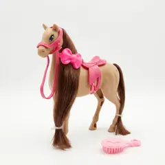 GENERICO - Caballo De Juguete Con Cabello Y Accesorios Estilo