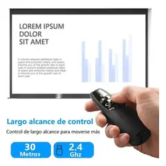 JALTECH - Presentador De Diapositivas Inalambrico Con Señalador
