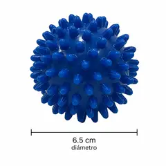 MOVIFIT - Bola Para Masaje Muscular y Rehabilitación 6.5 cm PVC Azul
