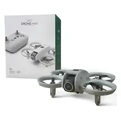 AMERICAN GENERICS - Drone H21 Camara 4k WIFI Control Remoto Sensor Obstáculos Luces Led Foto Video Gris
