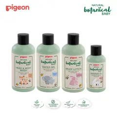 PIGEON - Kit completo cuidado bebé mañana y noche Natural Botanical Baby