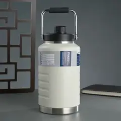 GENERICO - Termo Camping Acero Inoxidable 1500 ML — Gran Capacidad Conserva Frío y Calor